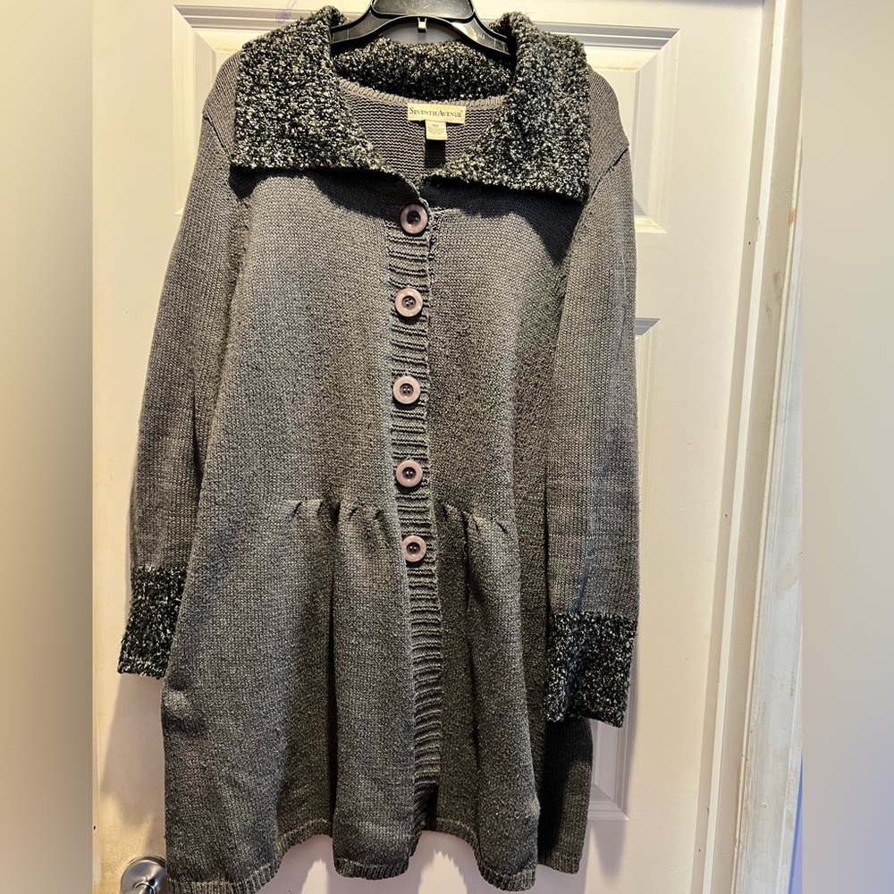 Button-up Knit Jacket - Picture 5 of 8